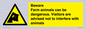 WV12116: Beware Farm animals can be dangerous. Visitors are advised not to interfere with animals