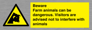WV12116: Beware Farm animals can be dangerous. Visitors are advised not to interfere with animals