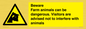WV12116: Beware Farm animals can be dangerous. Visitors are advised not to interfere with animals