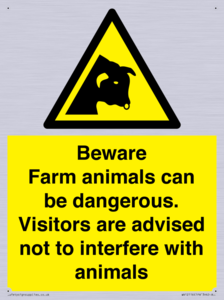 WV12116: Beware Farm animals can be dangerous. Visitors are advised not to interfere with animals