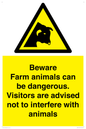 WV12116: Beware Farm animals can be dangerous. Visitors are advised not to interfere with animals