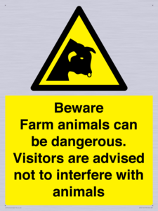 WV12116: Beware Farm animals can be dangerous. Visitors are advised not to interfere with animals