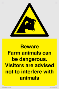 WV12116: Beware Farm animals can be dangerous. Visitors are advised not to interfere with animals