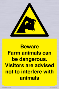 WV12116: Beware Farm animals can be dangerous. Visitors are advised not to interfere with animals