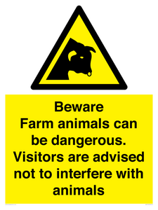 WV12116: Beware Farm animals can be dangerous. Visitors are advised not to interfere with animals