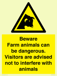 WV12116: Beware Farm animals can be dangerous. Visitors are advised not to interfere with animals