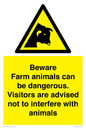 WV12116: Beware Farm animals can be dangerous. Visitors are advised not to interfere with animals