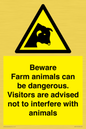 WV12116: Beware Farm animals can be dangerous. Visitors are advised not to interfere with animals