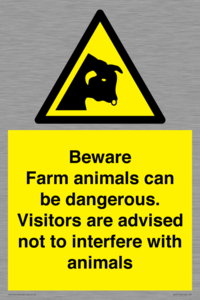 WV12116: Beware Farm animals can be dangerous. Visitors are advised not to interfere with animals