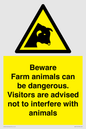 WV12116: Beware Farm animals can be dangerous. Visitors are advised not to interfere with animals