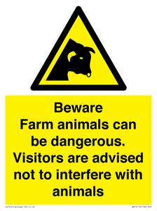 WV12116: Beware Farm animals can be dangerous. Visitors are advised not to interfere with animals