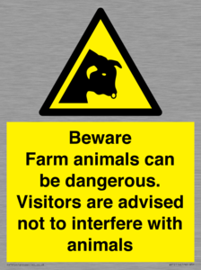 WV12116: Beware Farm animals can be dangerous. Visitors are advised not to interfere with animals