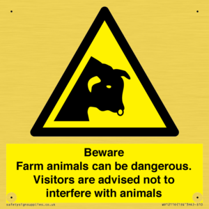 WV12116: Beware Farm animals can be dangerous. Visitors are advised not to interfere with animals
