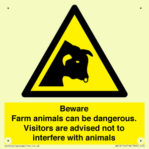 WV12116: Beware Farm animals can be dangerous. Visitors are advised not to interfere with animals