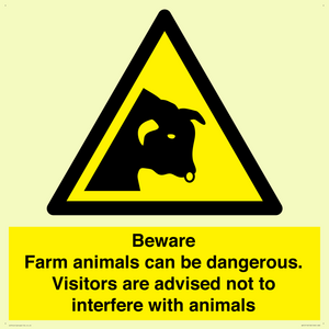 WV12116: Beware Farm animals can be dangerous. Visitors are advised not to interfere with animals
