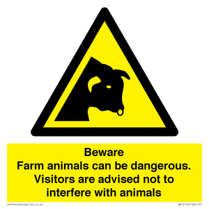 WV12116: Beware Farm animals can be dangerous. Visitors are advised not to interfere with animals