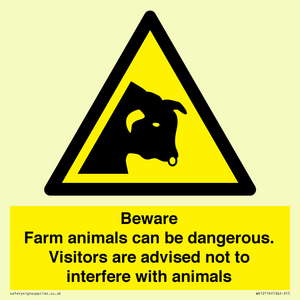 WV12116: Beware Farm animals can be dangerous. Visitors are advised not to interfere with animals