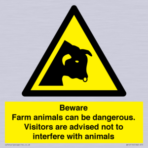 WV12116: Beware Farm animals can be dangerous. Visitors are advised not to interfere with animals