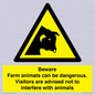 WV12116: Beware Farm animals can be dangerous. Visitors are advised not to interfere with animals
