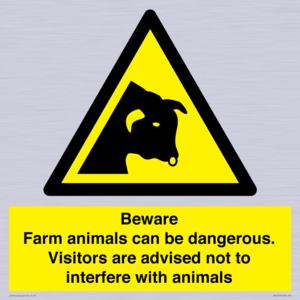 WV12116: Beware Farm animals can be dangerous. Visitors are advised not to interfere with animals