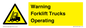 WV12145: Warning Forklift Trucks Operating
