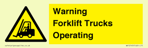 WV12145: Warning Forklift Trucks Operating