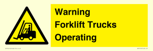 WV12145: Warning Forklift Trucks Operating