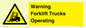 WV12145: Warning Forklift Trucks Operating