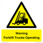 WV12145: Warning Forklift Trucks Operating