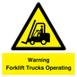 WV12145: Warning Forklift Trucks Operating