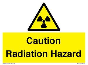 WV12150: Caution Radiation Hazard
