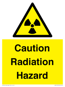 WV12150: Caution Radiation Hazard