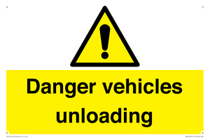 WV12274: Danger Vehicles Unloading
