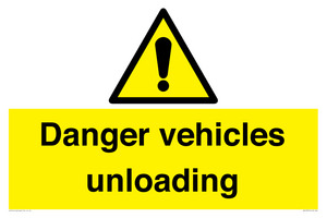 WV12274: Danger Vehicles Unloading