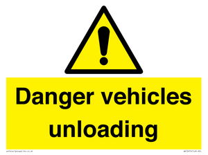 WV12274: Danger Vehicles Unloading