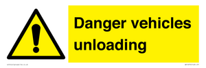 WV12274: Danger Vehicles Unloading