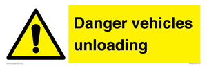 WV12274: Danger Vehicles Unloading