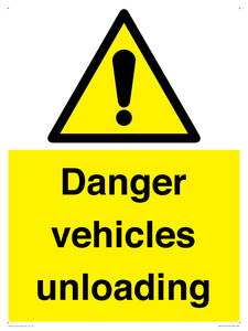 WV12274: Danger Vehicles Unloading