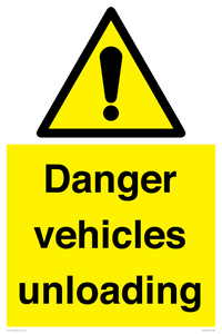 WV12274: Danger Vehicles Unloading