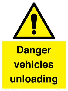 WV12274: Danger Vehicles Unloading