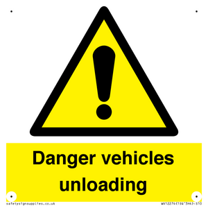 WV12274: Danger Vehicles Unloading