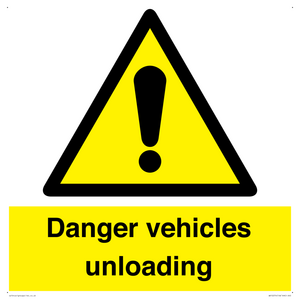 WV12274: Danger Vehicles Unloading