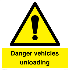 WV12274: Danger Vehicles Unloading