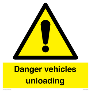 WV12274: Danger Vehicles Unloading