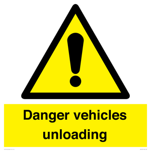 WV12274: Danger Vehicles Unloading