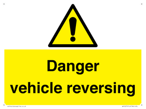 WV12275: Danger Vehicles Reversing