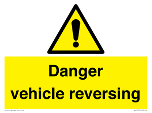 WV12275: Danger Vehicles Reversing