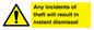 WV12331: Any incidents of theft will result in instant dismissal sign