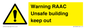 WV12348: Warning RAAC Unsafe building keep out