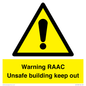 WV12348: Warning RAAC Unsafe building keep out